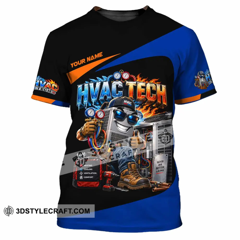 Unisex Shirt - Custom HVAC Tech Shirt - T-Shirt / S - T-shirt