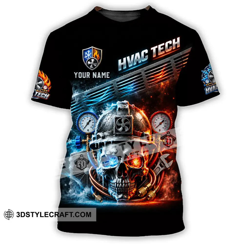 Unisex Shirt - Custom HVAC Tech Shirt - T-Shirt / S - T-shirt