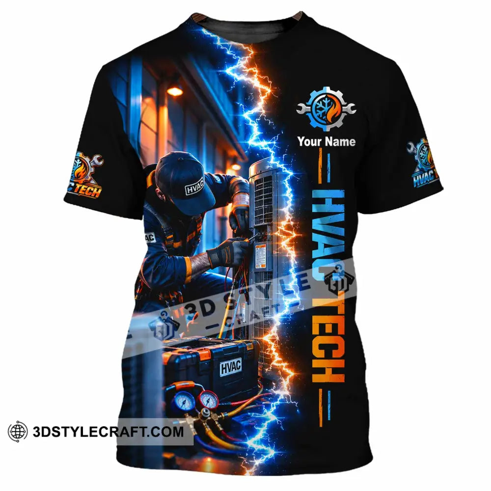 Unisex Shirt - Custom HVAC Tech Shirt - T-Shirt / S - T-shirt