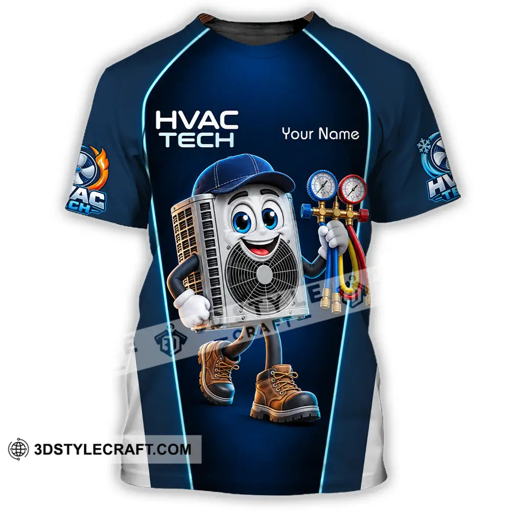 Unisex Shirt - Custom HVAC Tech Shirt - T-Shirt / S - T-shirt