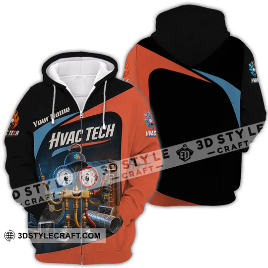 Unisex Shirt - Custom Hvac Tech Shirt style option 4