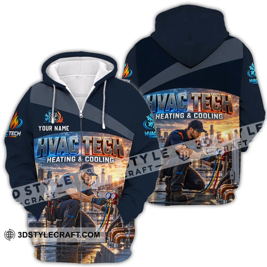 Unisex Shirt - Custom HVAC Tech Shirt style option 4