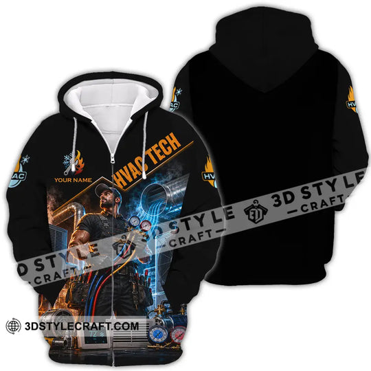 Unisex Shirt - Custom Hvac Tech Shirt style option 4