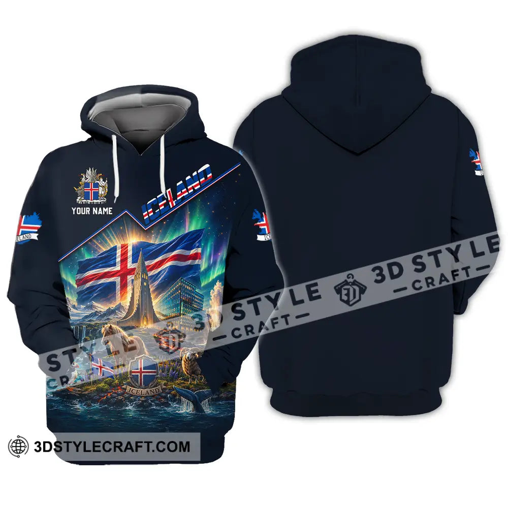 Unisex Shirt - Custom Iceland Shirt - Hoodie / S - T-shirt