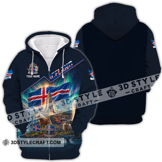 Unisex Shirt - Custom Iceland Shirt style option 4