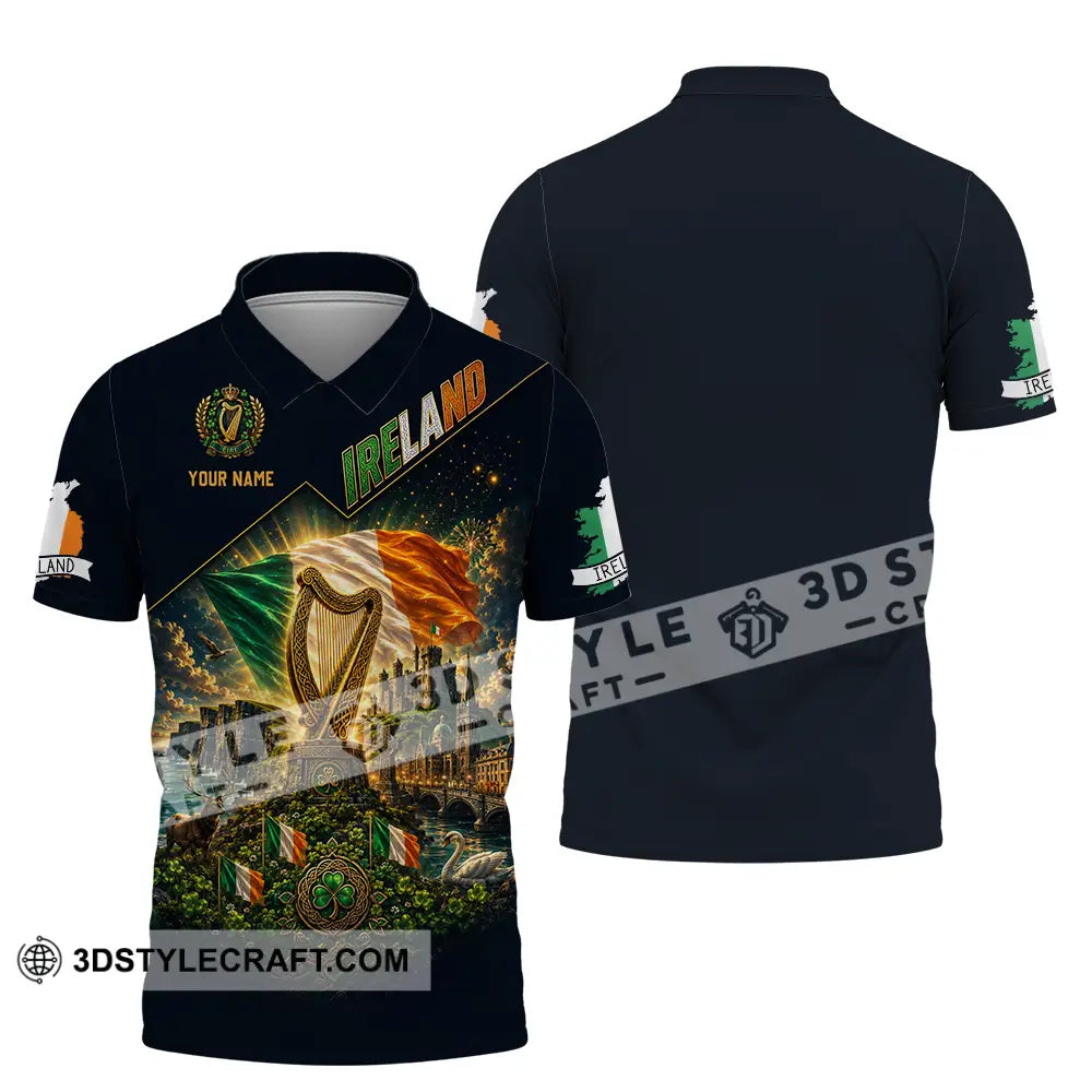Unisex Shirt - Custom Ireland Shirt - Polo Shirt / S - T-shirt