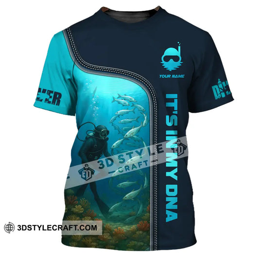 Unisex Shirt - Custom It Is In My DNA Shirt For Diver T-Shirt / S T-shirt