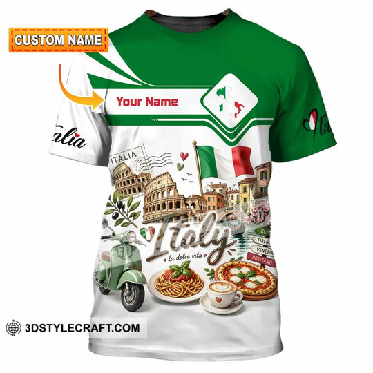 Unisex Shirt - Custom Italy Shirt style option 1