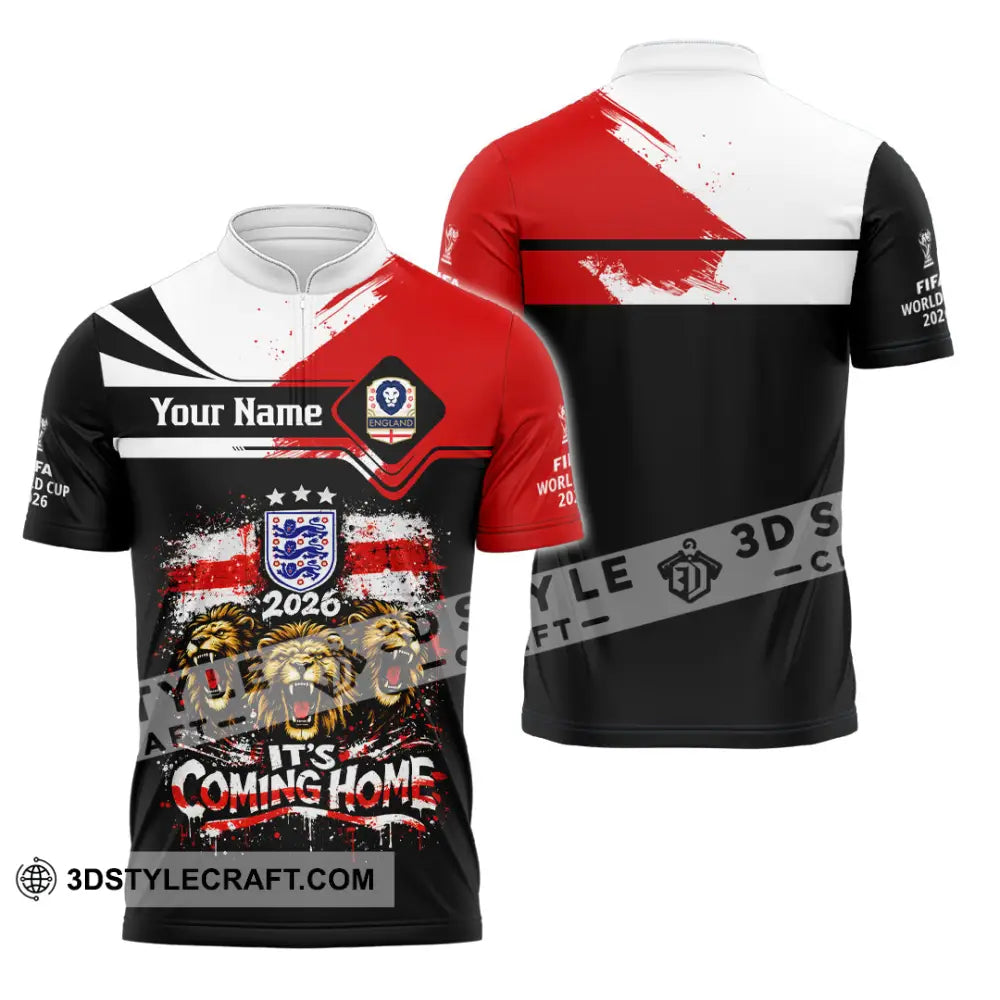 Unisex Shirt - Custom It’s Coming World Cup 2026 Shirt - Zipper Polo Shirt / S - T-shirt