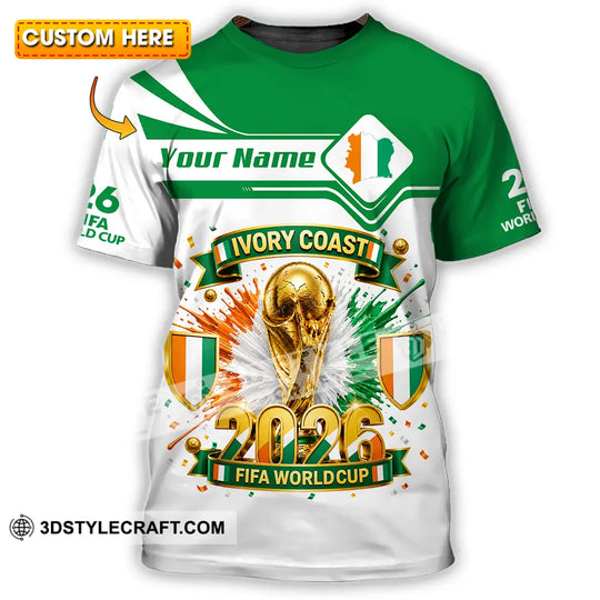 Unisex Shirt - Custom Ivory Coast Shirt style option 1
