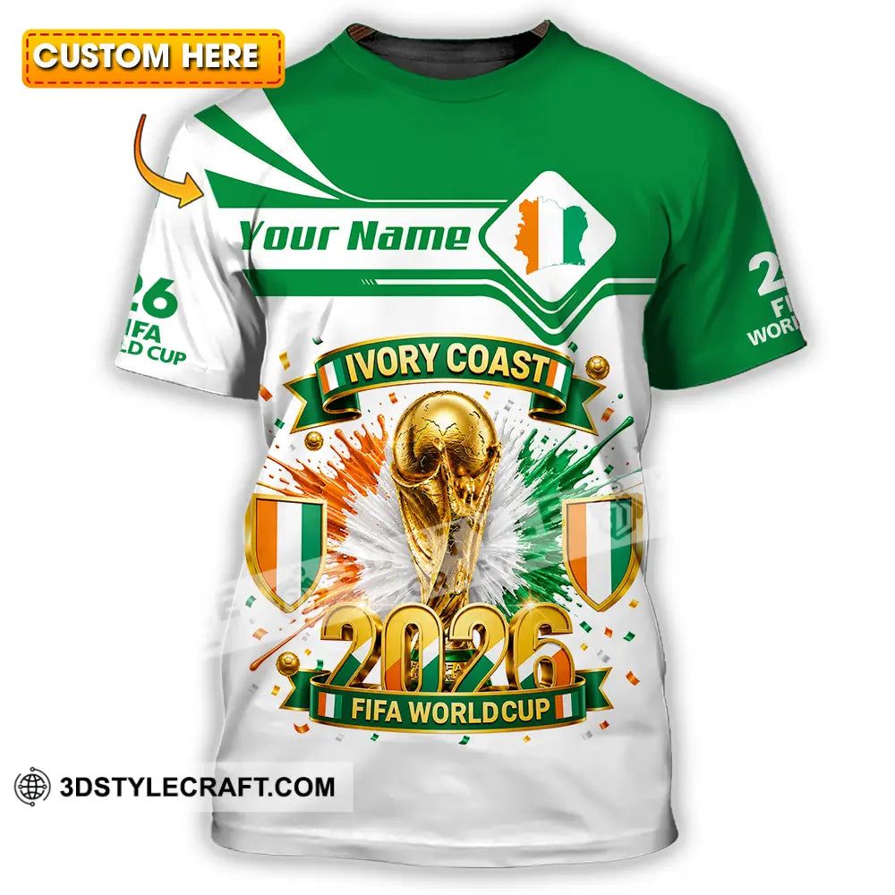 Unisex Shirt - Custom Ivory Coast World Cup 2026 Shirt - T-shirt