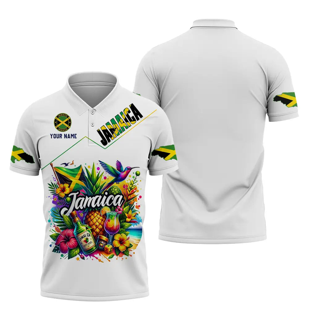 Unisex Shirt - Custom Jamaica Shirt Polo Shirt / S T-shirt