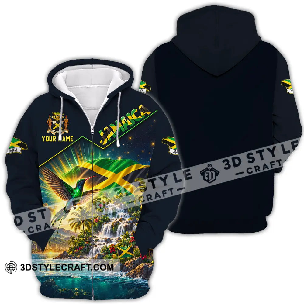 Unisex Shirt - Custom Jamaica Shirt - Zipper Hoodie / S - T-shirt