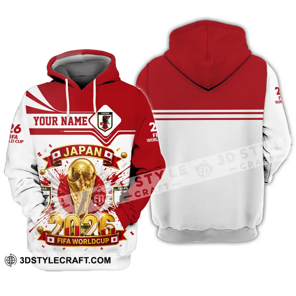 Unisex Shirt - Custom Japan World Cup 2026 3D Shirt - Hoodie / S - T-shirt