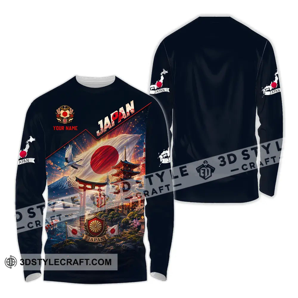 Unisex Shirt - Custom Japan Shirt - Long Sleeve Shirt / S - T-shirt
