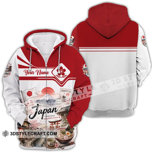 Unisex Shirt - Custom Japan Shirt - Zipper Hoodie / S - T-shirt