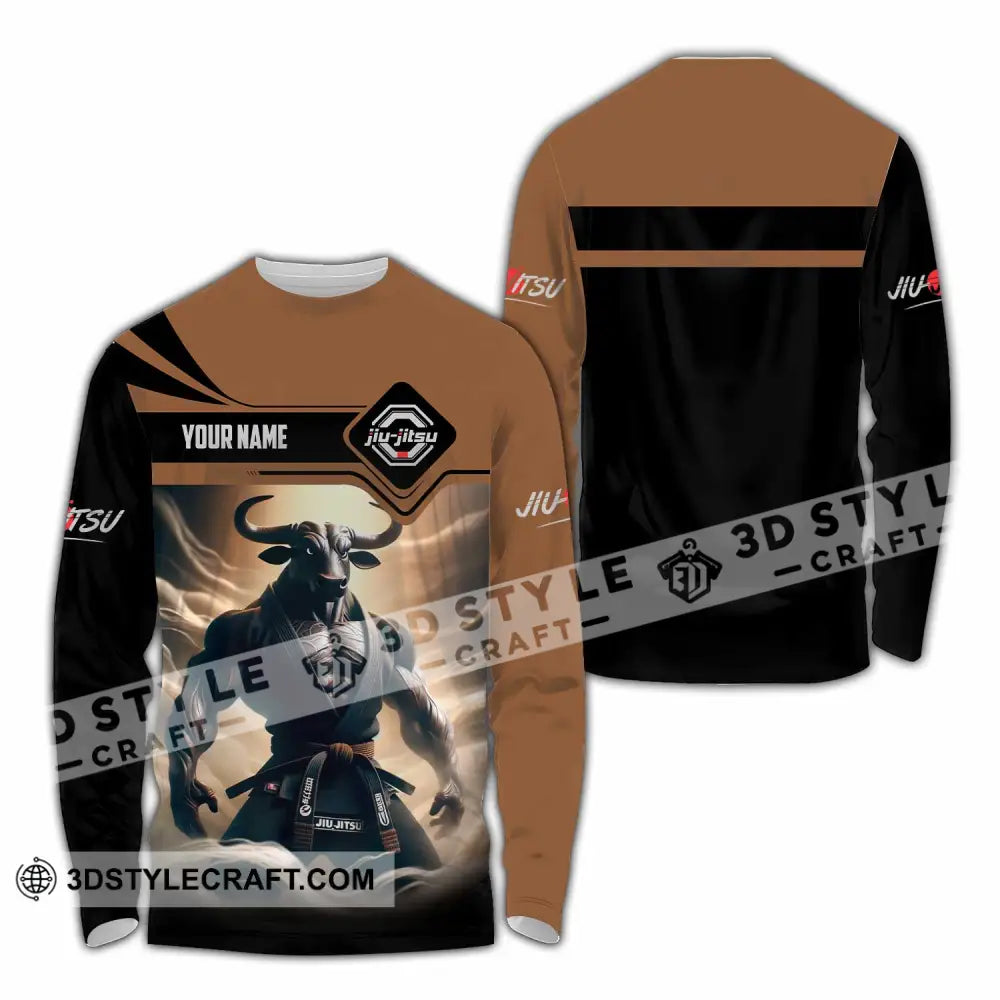 Unisex Shirt - Custom Jiu Jitsu 3D Shirt Long Sleeve Shirt / S T-shirt