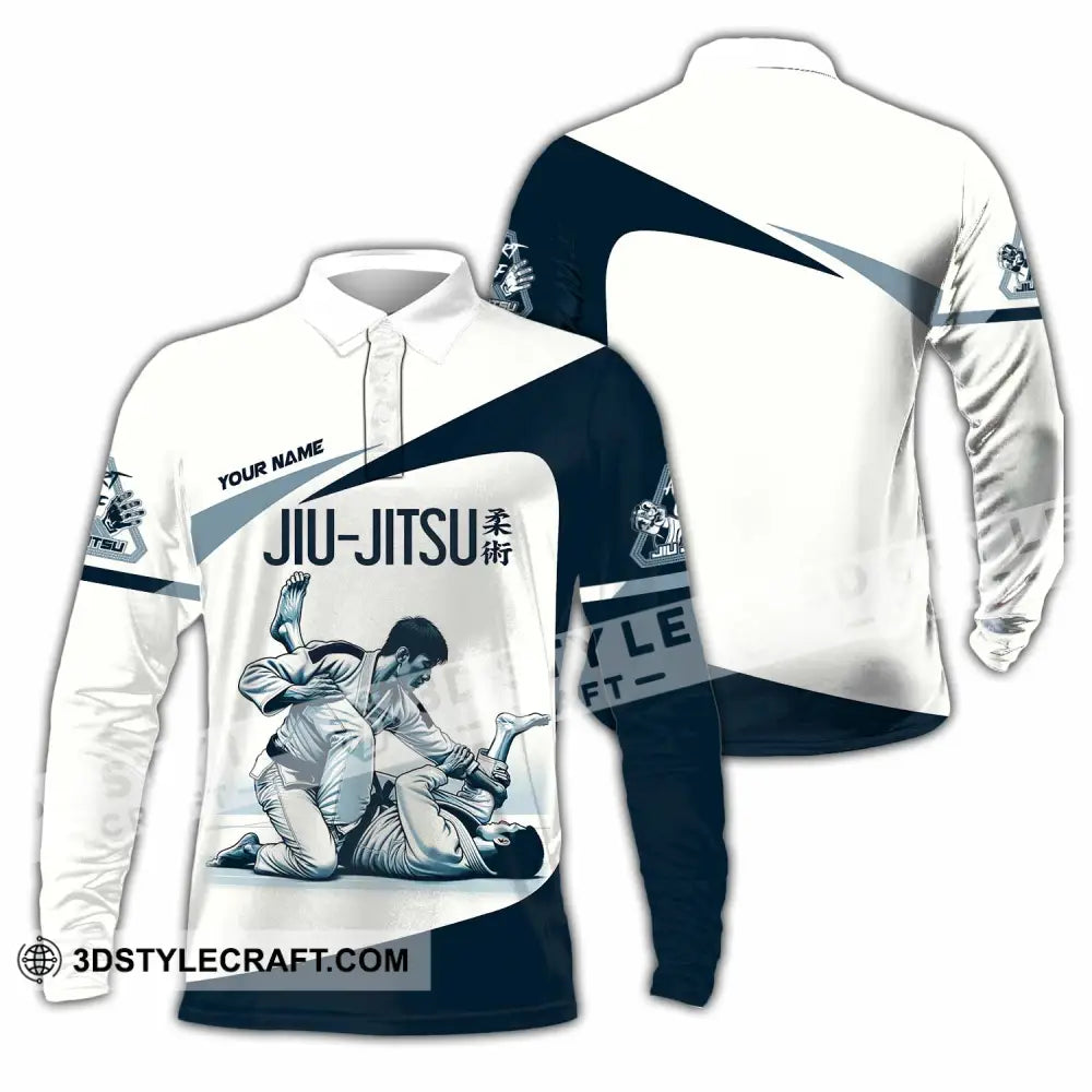 Unisex Shirt - Custom Jiu Jitsu Lover Classic Shirt Long Sleeve Polo / S T-shirt
