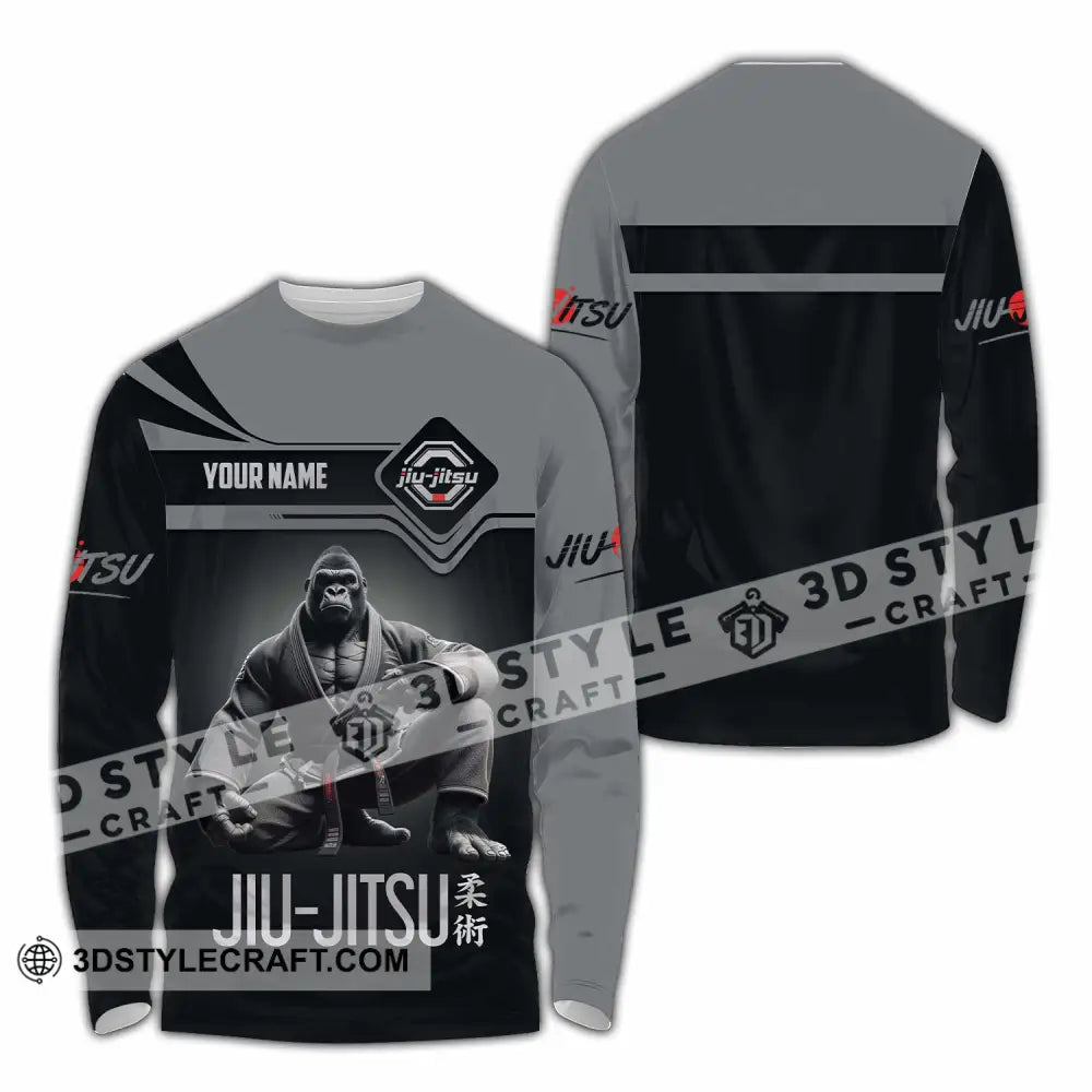 Unisex Shirt - Custom Jiu Jitsu Sport Shirt Long Sleeve Shirt / S T-shirt