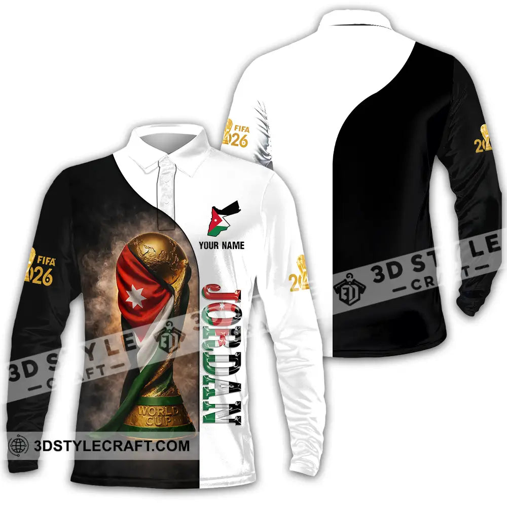 Unisex Shirt - Custom Jordan 3D Shirt Long Sleeve Polo / S T-shirt