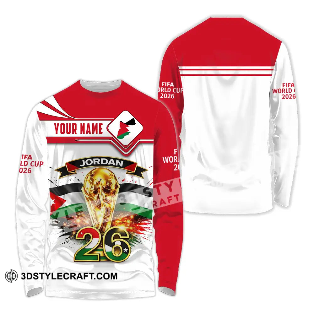 Unisex Shirt - Custom Jordan 3D Shirt Long Sleeve Shirt / S T-shirt
