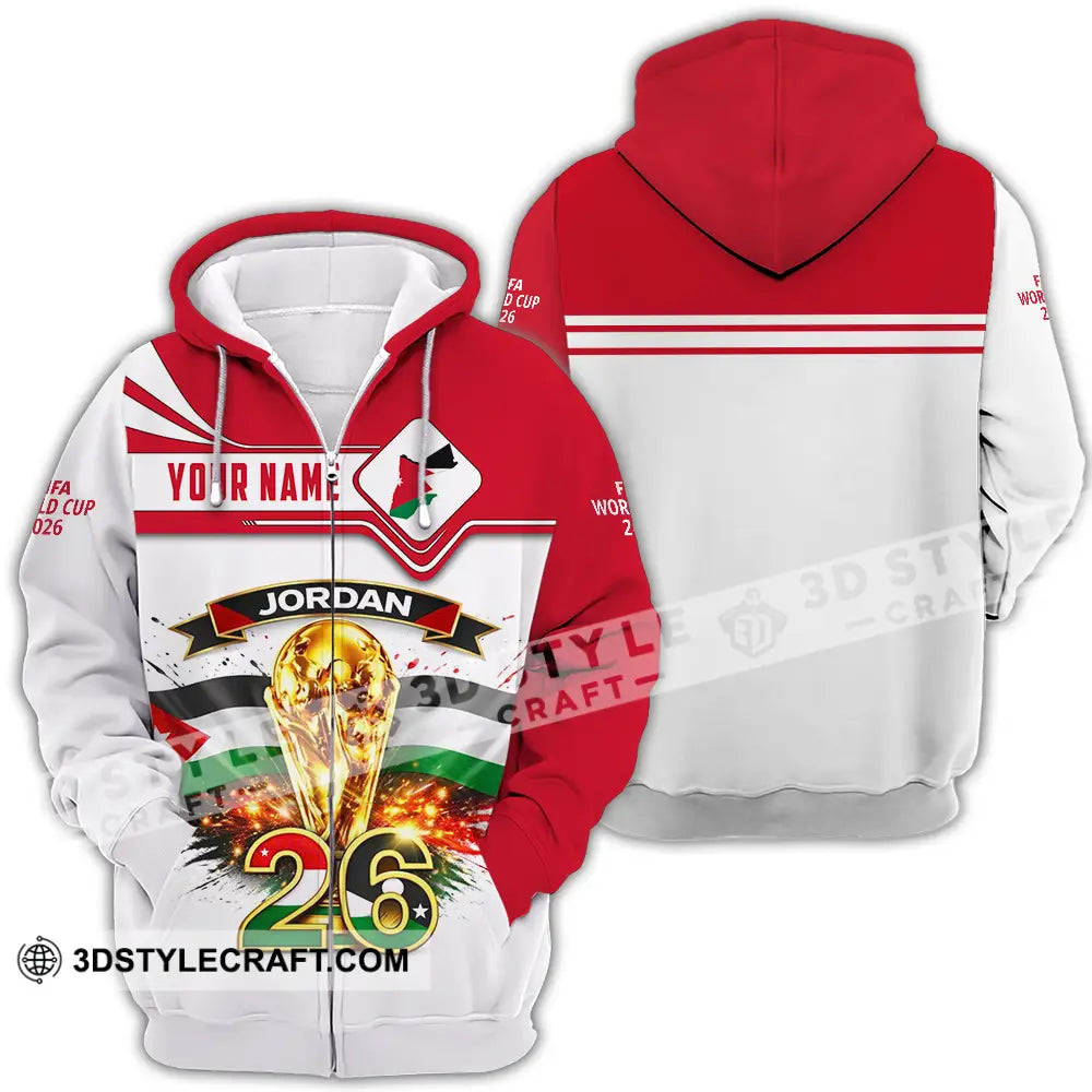 Unisex Shirt - Custom Jordan 3D Shirt Zipper Hoodie / S T-shirt