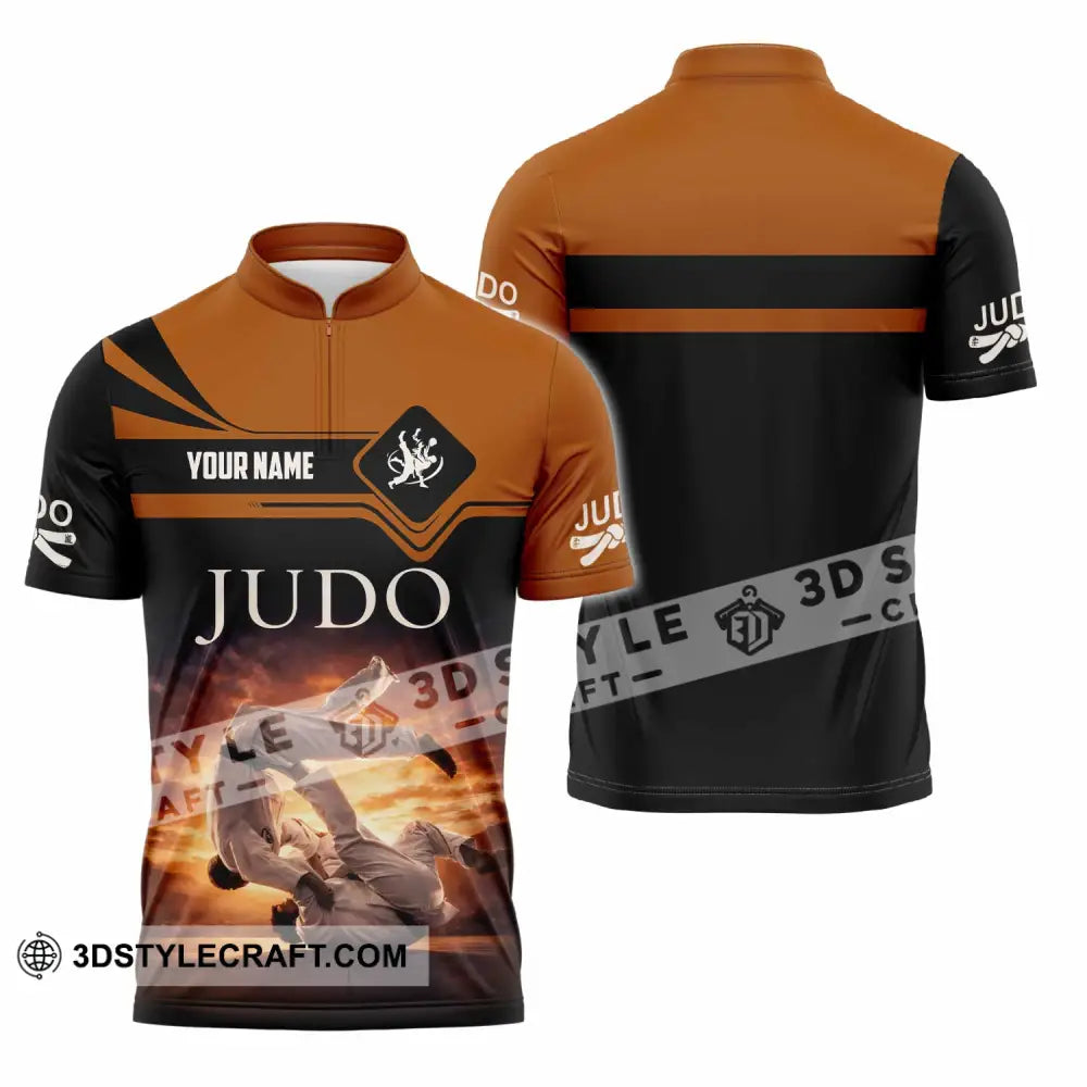 Unisex Shirt - Custom Judo Shirt - Zipper Polo Shirt / S - T-shirt