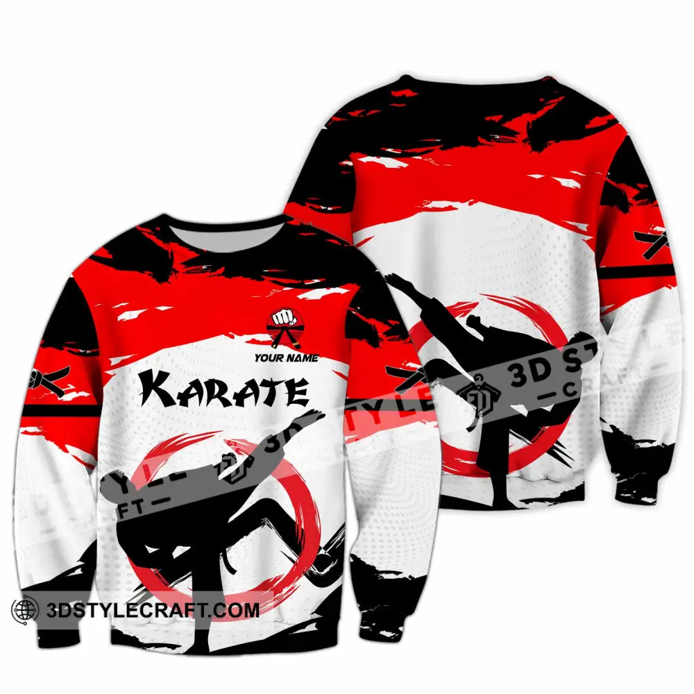Unisex Shirt - Custom Karate 3D Shirt Long Sleeve / S T-shirt
