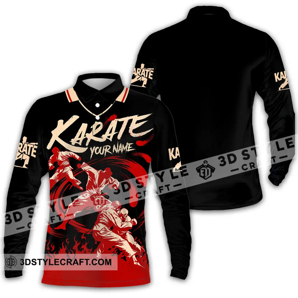 Unisex Shirt - Custom Karate Shirt - Long Sleeve Polo / S - T-shirt