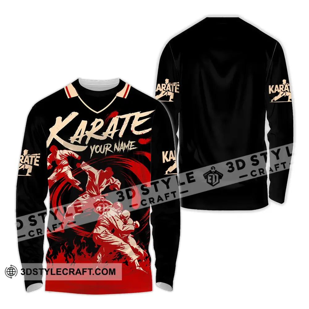 Unisex Shirt - Custom Karate Shirt - Long Sleeve Shirt / S - T-shirt