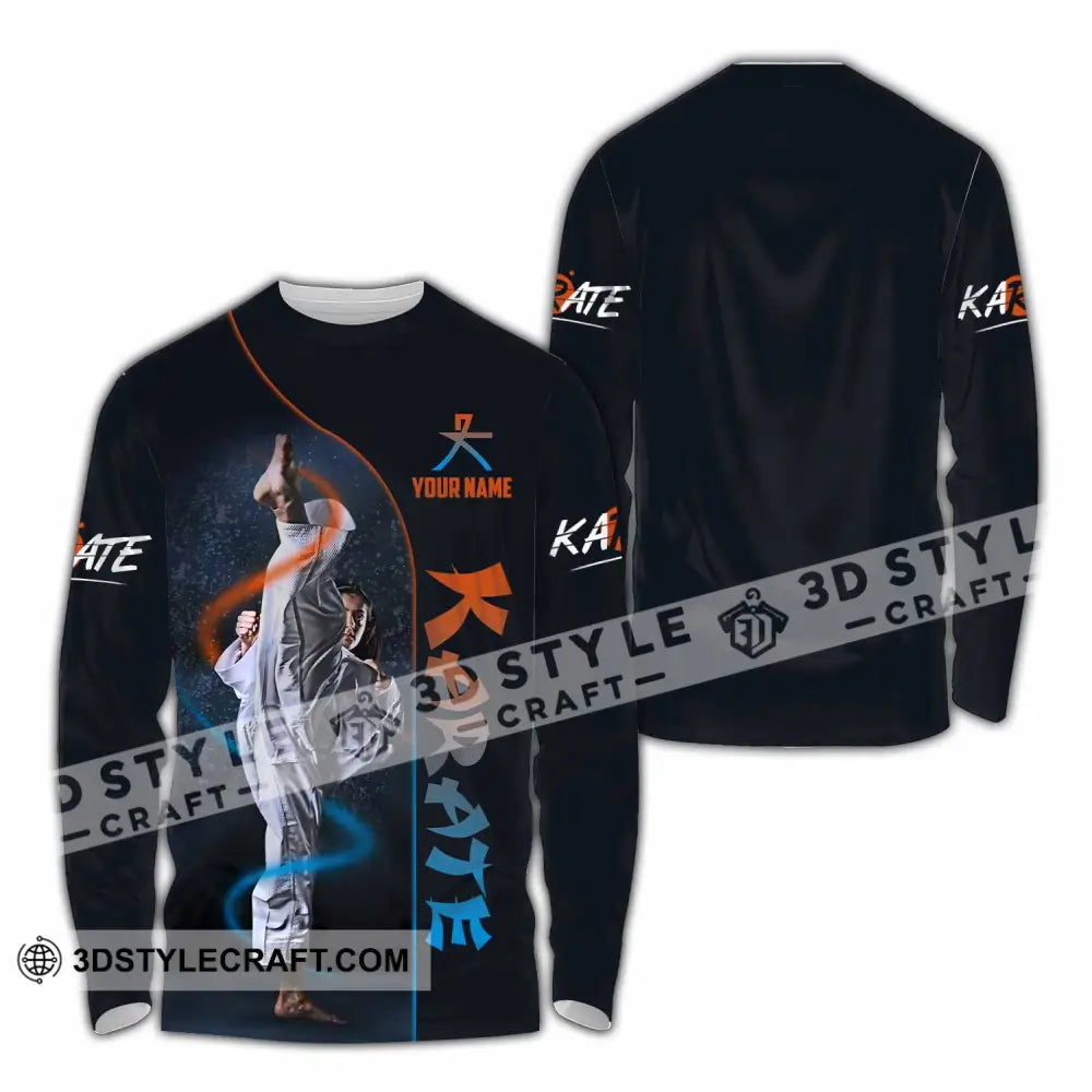 Unisex Shirt - Custom Karate Shirt Long Sleeve Shirt / S T-shirt