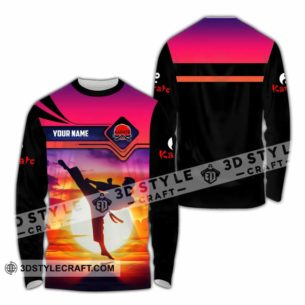 Unisex Shirt - Custom Karate Shirt Long Sleeve Shirt / S T-shirt
