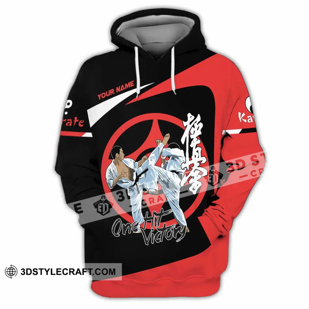 Unisex Shirt - Custom Karate One Hit Victory Shirt Hoodie / S T-shirt