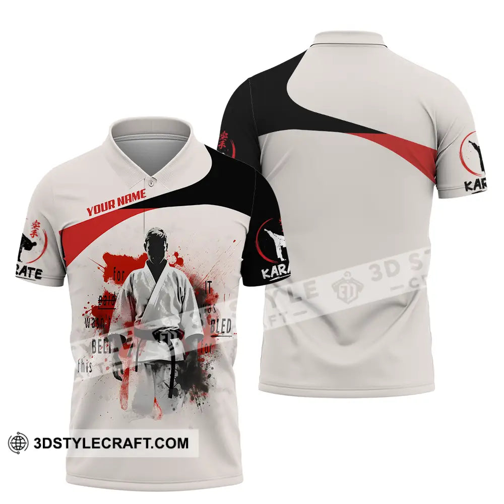Unisex Shirt - Custom Karate Player Shirt Polo Shirt / S T-shirt