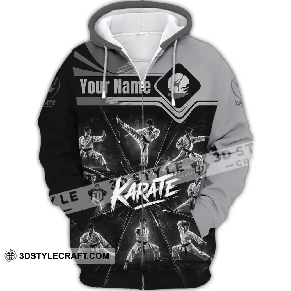 Unisex Shirt - Custom Karate Shirt - Zipper Hoodie / S - T-shirt