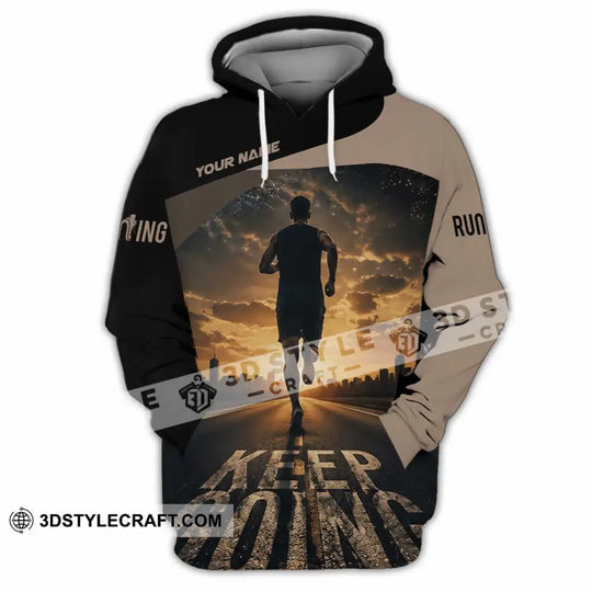 Unisex Shirt - Custom Keep Going Running Shirt style option 2