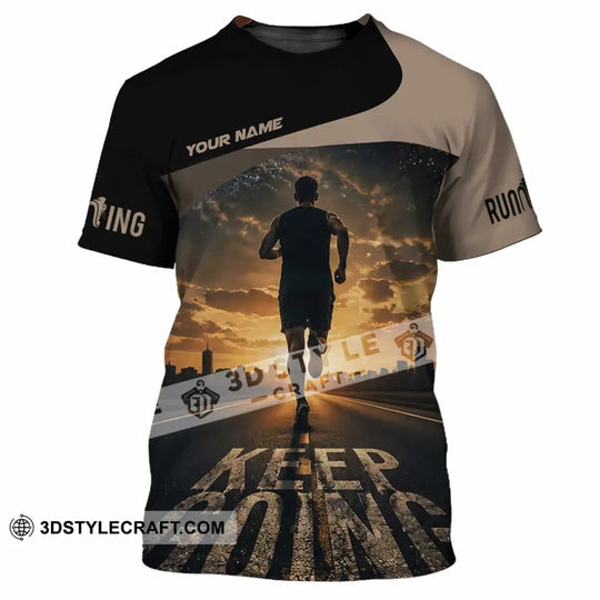 Unisex Shirt - Custom Keep Going Running Shirt style option 4