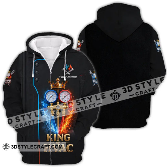 Unisex Shirt - Custom King Of HVAC Shirt style option 4