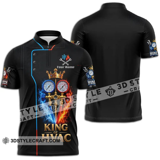 Unisex Shirt - Custom King Of HVAC Shirt style option 2