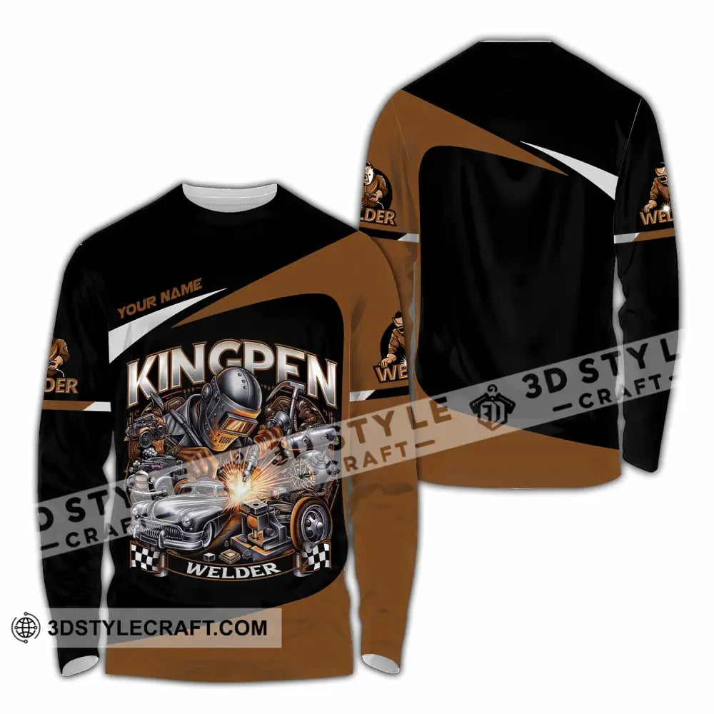 Unisex Shirt - Custom Kingpen Welder Shirt Long Sleeve Shirt / S T-shirt