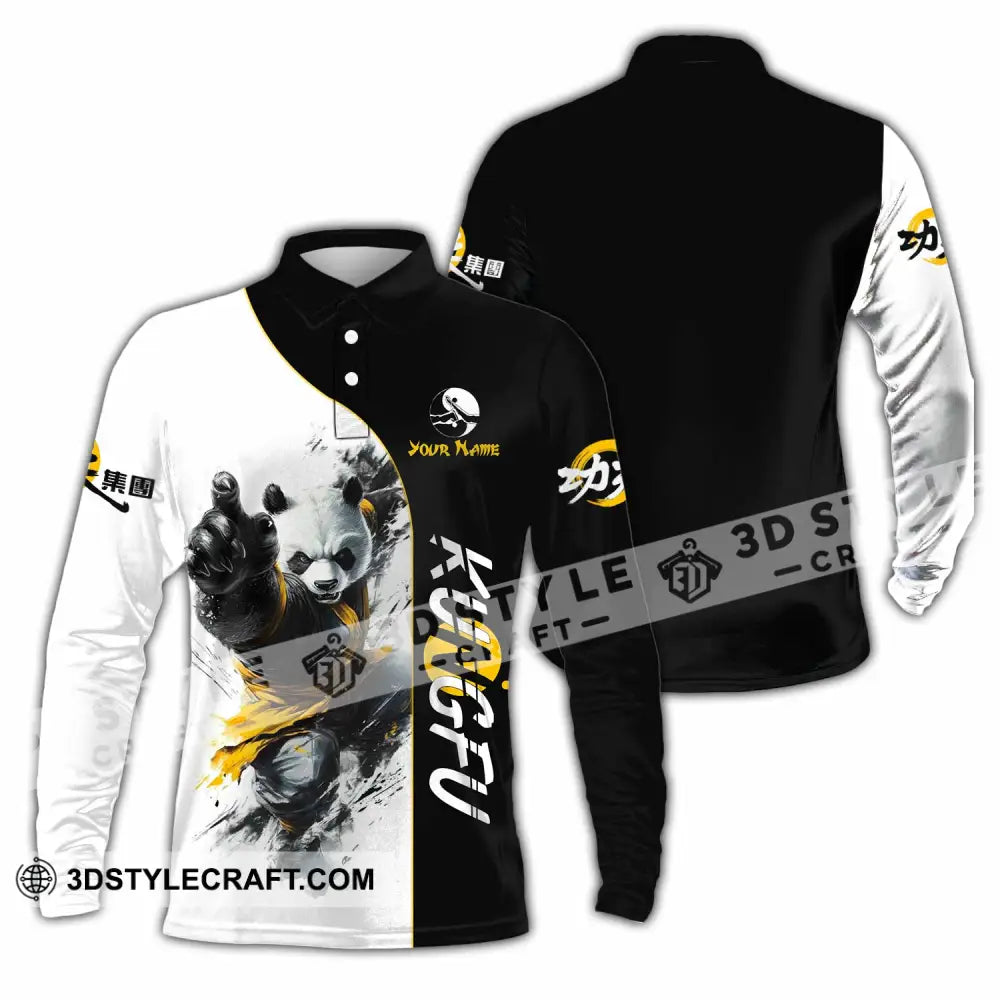 Unisex Shirt - Custom Kungfu Shirt Long Sleeve Polo / S T-shirt