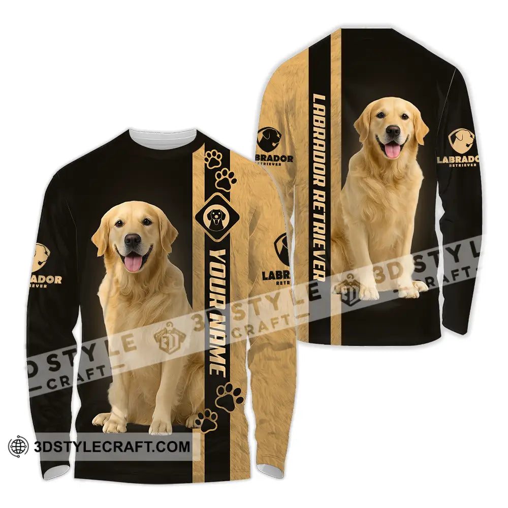 Unisex Shirt - Custom Labrador Retriever Shirt Long Sleeve Shirt / S T-shirt