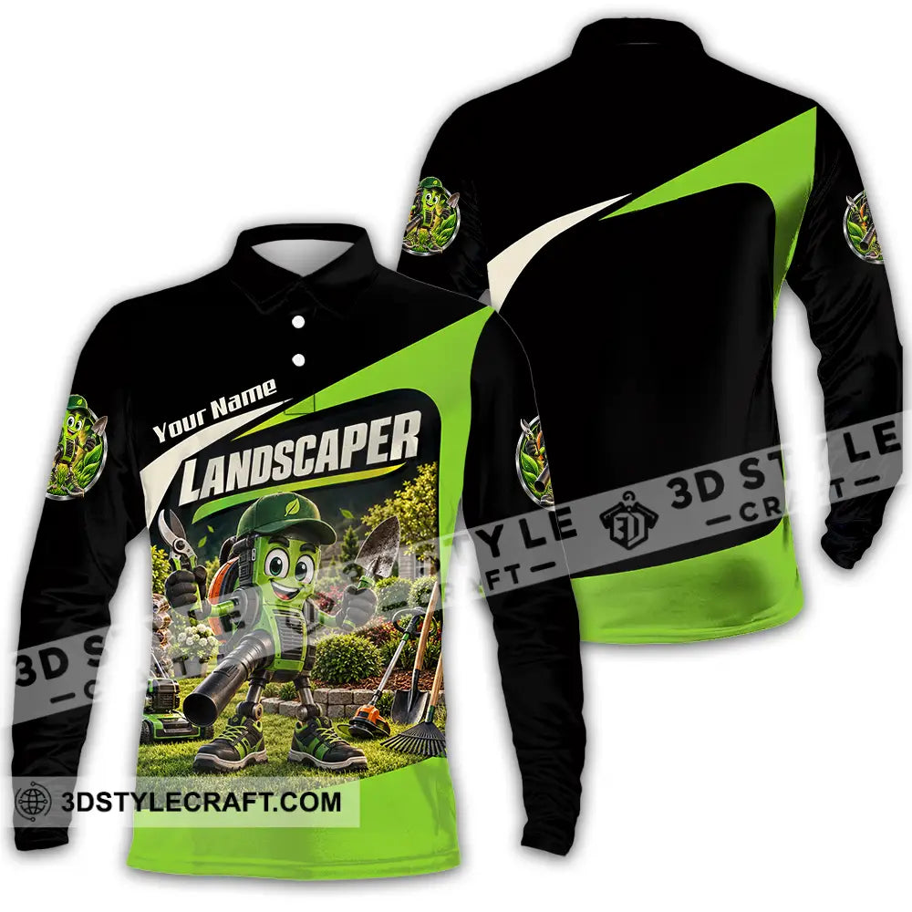 Unisex Shirt - Custom Landscape Shirt - Long Sleeve Polo / S - T-shirt