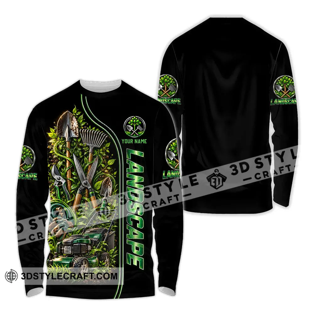 Unisex Shirt - Custom Landscape Shirt - Long Sleeve Shirt / S - T-shirt