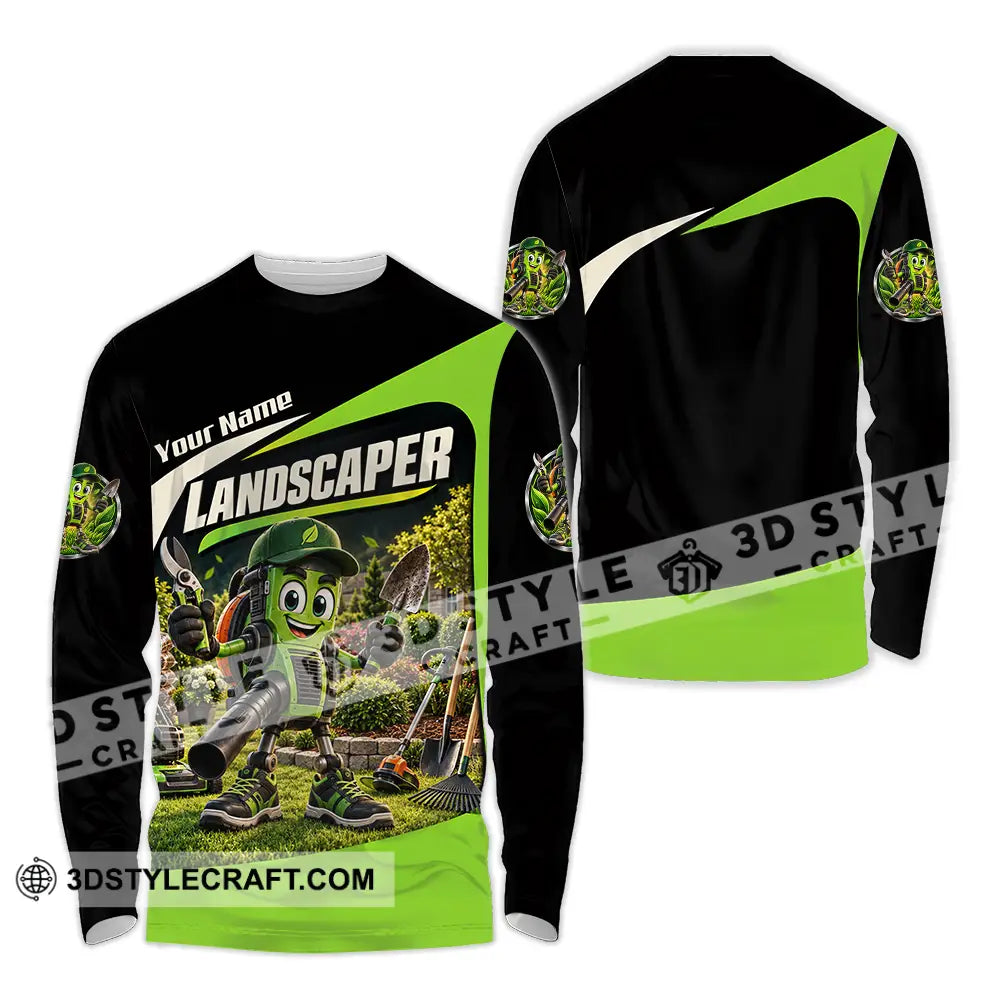 Unisex Shirt - Custom Landscape Shirt - Long Sleeve Shirt / S - T-shirt