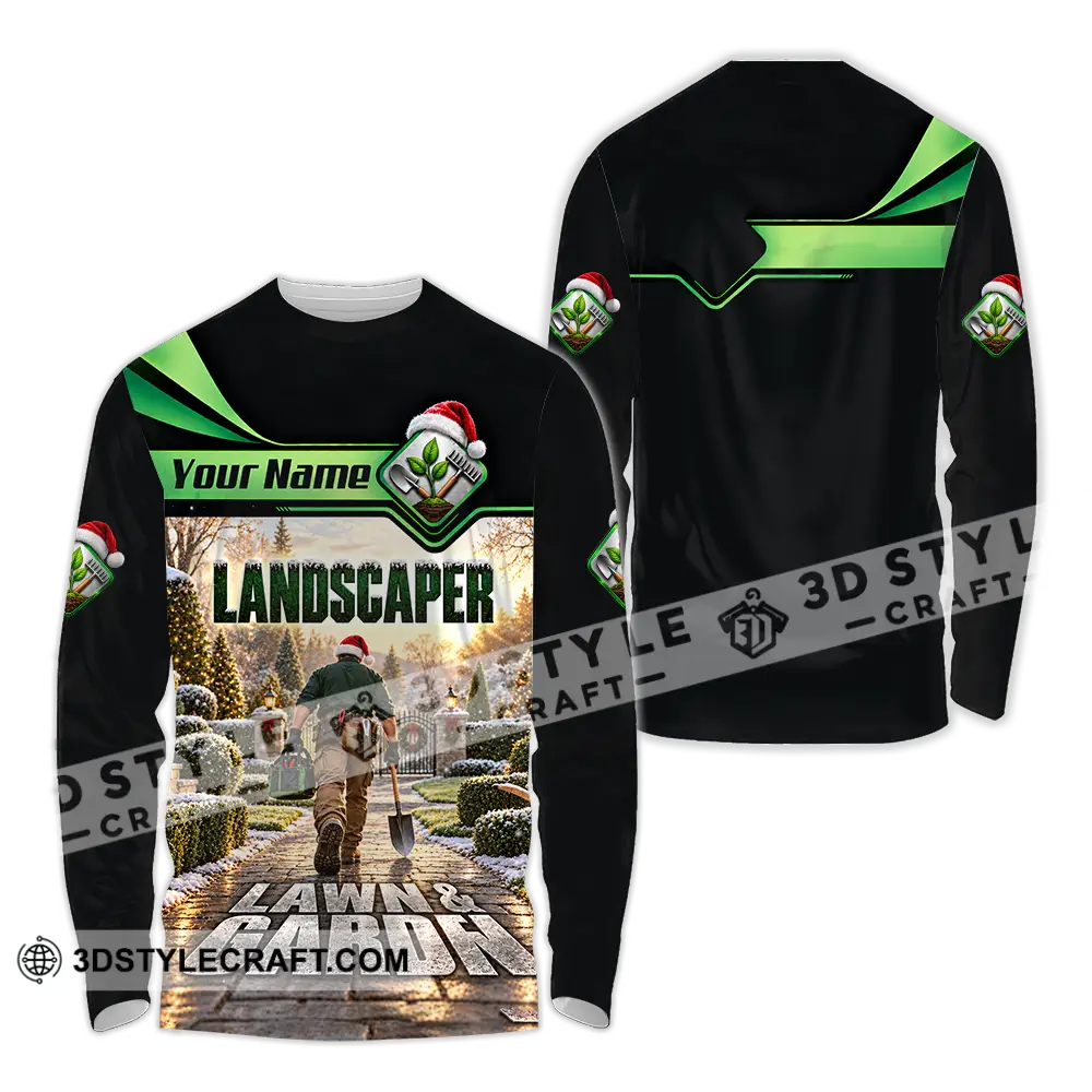 Unisex Shirt - Custom Landscaper Shirt - Long Sleeve Shirt / S - T-shirt