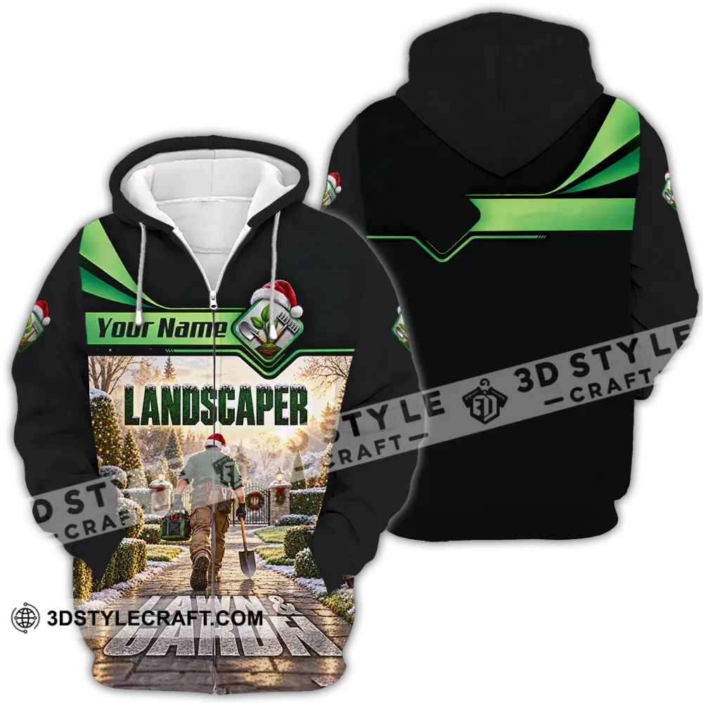 Unisex Shirt - Custom Landscaper Shirt - Zipper Hoodie / S - T-shirt