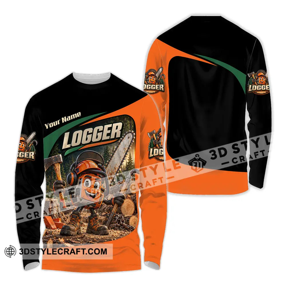 Unisex Shirt - Custom Logger Shirt - Long Sleeve Shirt / S - T-shirt
