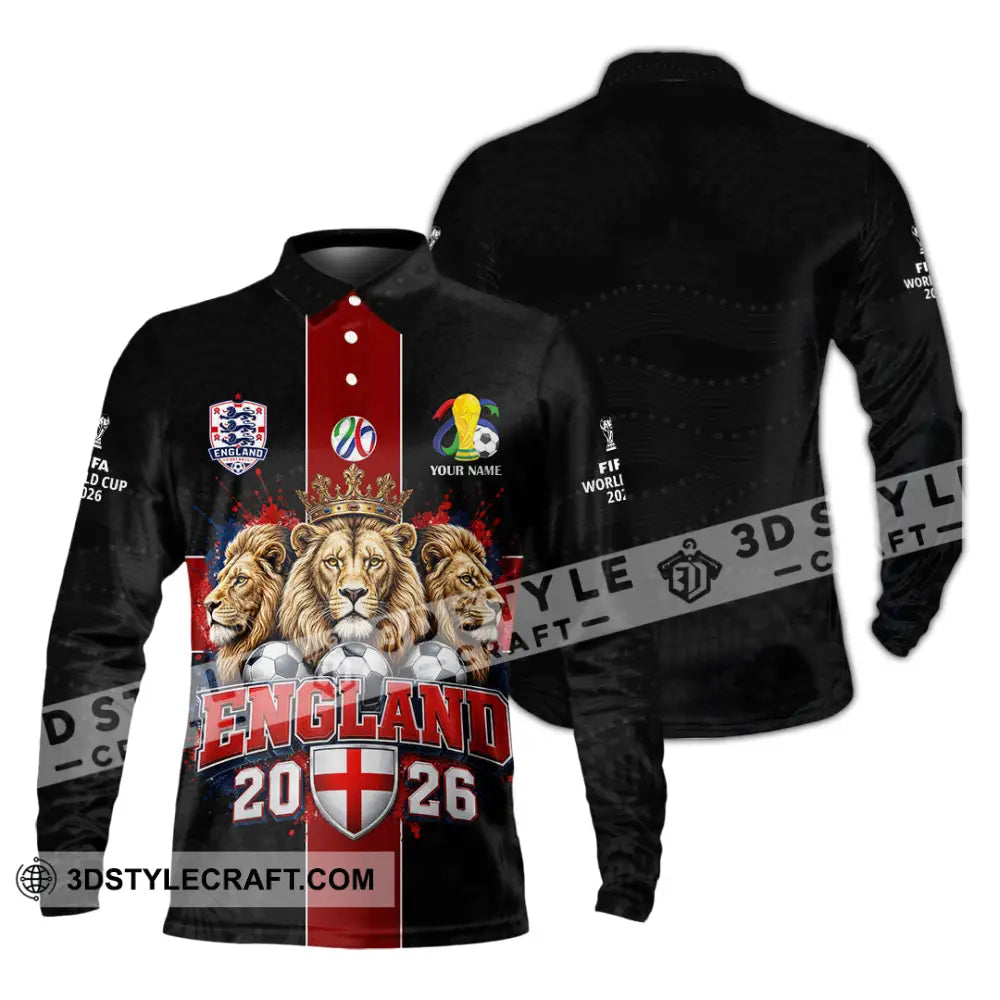 Unisex Shirt - Custom World Cup 2026 Shirt - Long Sleeve Polo / S - T-shirt