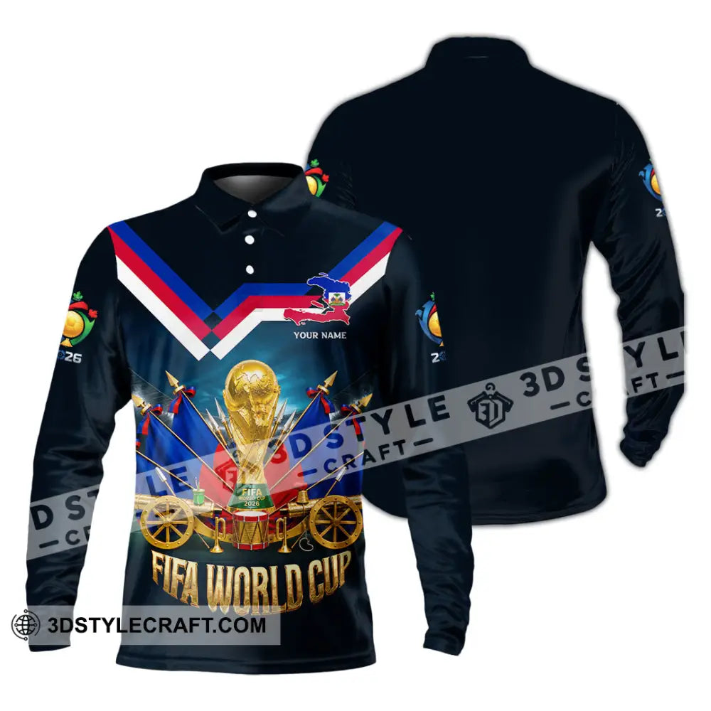 Unisex Shirt - Custom World Cup 2026 Shirt - Long Sleeve Polo / S - T-shirt